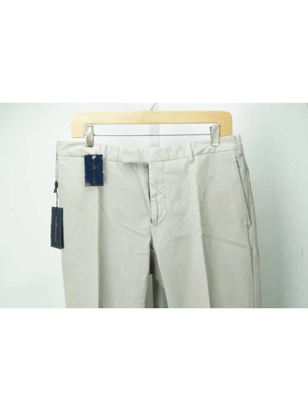 Polo by Ralph Lauren Taupe European Tailoring Cotton Blend Pants Sz 32 BRAND NEW